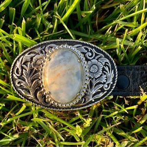 Resistol Western Belt with Buckle. Cowgirl Belt